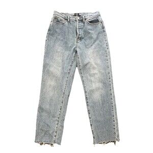 BDG Button Fly Slim Straight Leg Light Blue Wash  Jeans 27